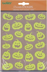 Lichtgevende stickers in het donker Pompoenen Halloween 25 × 14,4 cm