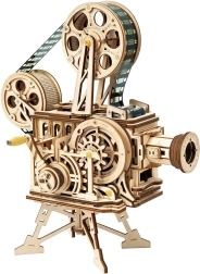 Robotime ROKR mechanical wooden film projector – 3D puzzle 183 pieces