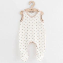 baby footed romper NEW BABY Classic II stars beige 80 (9–12 months)