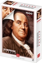 Deico Puzzle Benjamin Franklin Caricature 1000 Pieces