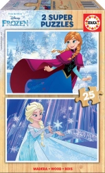 Wooden puzzle FROZEN 2 × 25 pieces EDUCA