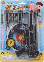 Speelgoedmitrailleur met verrekijker en kompas