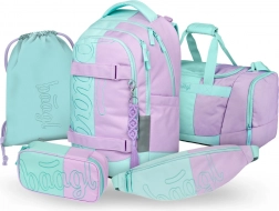 Schoolset BAAGL Skate Max Sweet: Rugzak, Etui, Zakje en Sporttas
