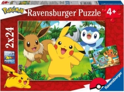 Puzzle Pokémon 2x24 pièces