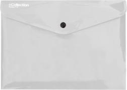 Doorzichtige A4-documentenmap met drukknoop eCollection