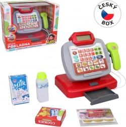 Kassa op batterijen met Tsjechisch design 20 cm