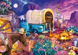 Schmidt Puzzle Camping in the Wild West 1000 pieces