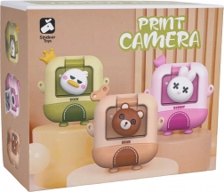 Kindercamera met onmiddellijke thermische afdruk Beer