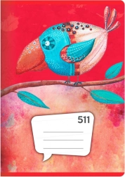 schrift A5, 10 bladen – gelijnd 20 mm