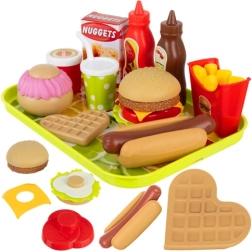 Set fast-food pour enfants Iso Trade 26 pièces pour cuisine créative