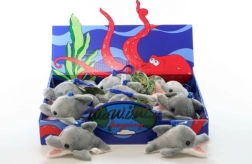 Dauphin en peluche – porte-clés