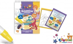 Magisch schilderen met water – blok, 4 vellen – Dinosaurussen