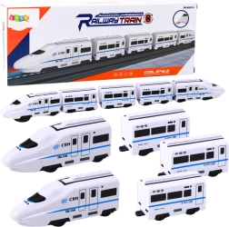 Interactieve trein 62 cm met wagons, geluiden en lichten