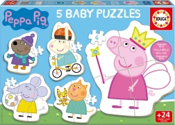 Baby Puzzle Peppa Pig 5-in-1 (3–5 pieces)