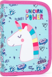 Etui 1-laags, 2 kleppen, leeg Unicorn iconic