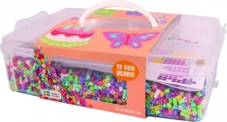 Playbox ironing beads in a plastic case Happy Mix with pegboard and templates 12,000 pcs