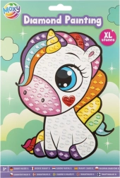 Kit créatif de peinture diamant licorne A5 avec pierres XL