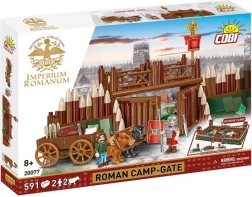 Bouwset COBI Imperium Romanum – poort van het Romeinse kamp, 591 onderdelen