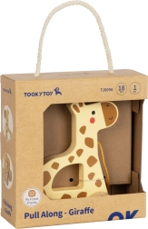 Houten trekgiraf TOOKY TOY