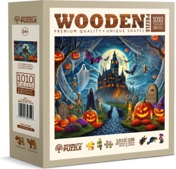 Houten puzzel WOODEN CITY Halloweenkasteel 1010 stukjes