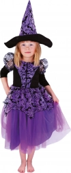 Costume de sorcière violet pour Halloween