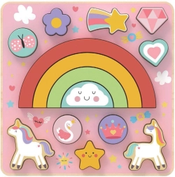 Balancerende puzzel Eenhoorn 2-in-1