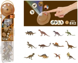 Plejo dinosaurusprojector met figuren-set