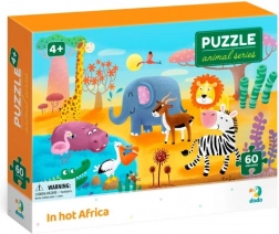 DODO puzzle animals: Heat in Africa, 60 pieces