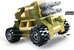 Sluban bouwset King of Land Force militaire robot