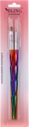 Nail Art Brushes BLING Professional - 2 Pieces Mermaid