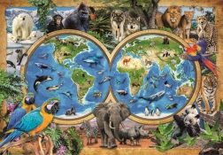 CLEMENTONI Puzzle Amazing World of Animals 300 pieces