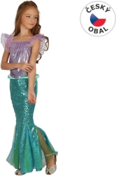 Mermaid costume for kids 120–130 cm