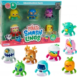 Piñata Smashlings – set of 6 random figures with creatures, Series 1