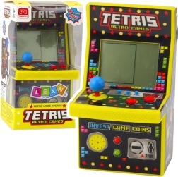Mini arcadegame Tetris geel retro