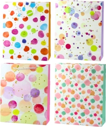 Gift Bag Watercolor Dots Pastel