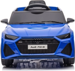 Elektrische kinderauto Audi RS6 blauw