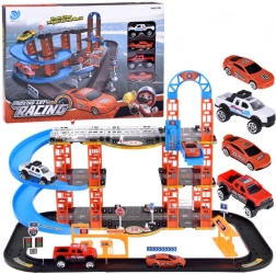 Meerverdiepingen parkeerplaats met lift en 4 voertuigen