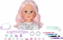 Baby Born creatieve kapperskop 22 cm met accessoires