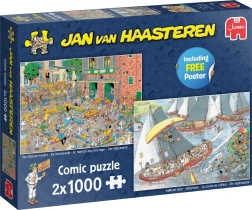 Puzzle JUMBO Jan van Haasteren – Niederländische Traditionen 2×1000 Teile