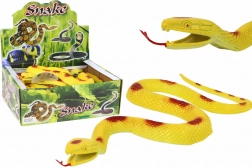 Rubber Snake Yellow with Red Spots