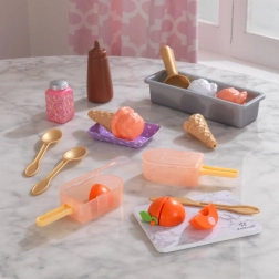 KidKraft Create & Cook perzikijsjes – kinderset voor ijs (20 stuks)