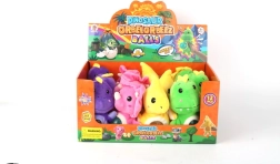 Squeezable Plush Dinosaur with Beads 15 cm
