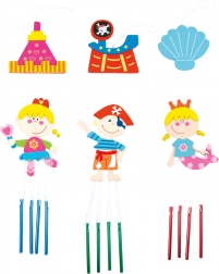 Hangende belletjes voor de kinderkamer, set van 3 stuks