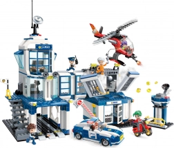 Ensemble de Construction de la Police de la Ville - Poste de Police