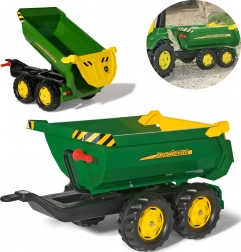 Kids' trailer with tipping bed JOHN DEERE ROLLY TOYS Halfpipe