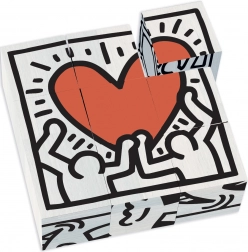 Vilac houten blokken Keith Haring