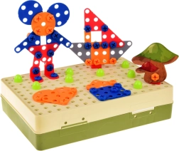 Schroefconstructieset dinosaurussen met kinderboormachine