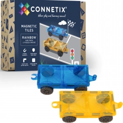 Connetix Rainbow Car Pack châssis magnétiques – 2 véhicules