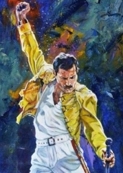 Diamond painting Freddie Mercury 30 × 40 cm