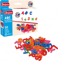 Jeujura kleurrijke magnetische letters – set van 50 stuks